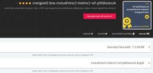 Accessibility for Content Contributors and Designers curriculum