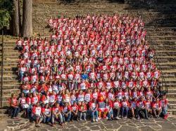 Large group from the peer leadership conference.