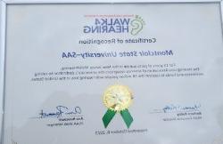 Walk4Hearing Certificate