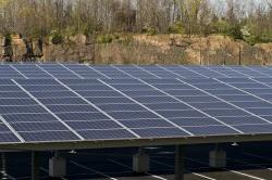 Solar panels in parking lot #60