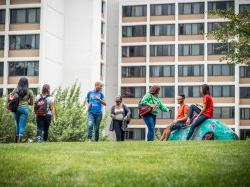 Students & Bohn Hall