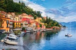 Resort town Menaggio on lake Como, Milan, Italy